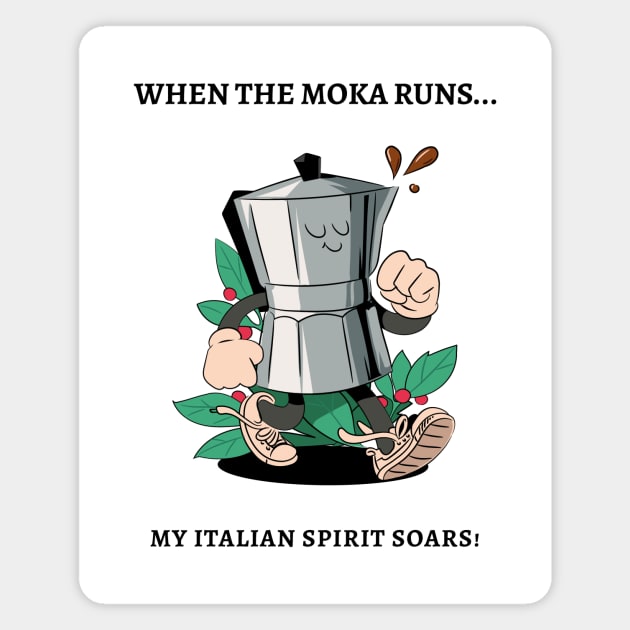 Italian moka Magnet by JiggyChimp